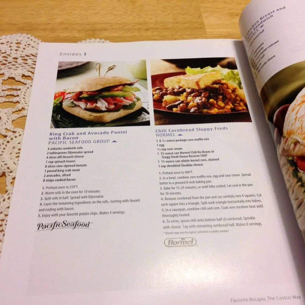 Easy Budget-friendly  Meals, Cosco Favorite Recipes Cookbook
